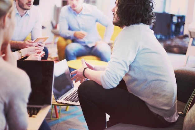 Zespół podczas sesji coachingowej